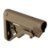 Le BRAVO COLLAPSIBLE MIL-SPEC STOCK est léger, ergonomique, avec un support anti-rotation et un coussin antidérapant pour un confort optimal lors de l'utilisation.