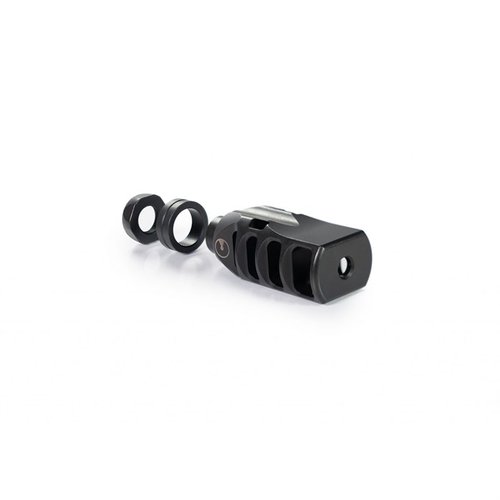 Il compensatore Ultradyne AR .308 Pegasus offre una riduzione del rinculo super fluida, porti laterali a 90 gradi per colpi di follow-up precisi e una finitura in acciaio inossidabile.