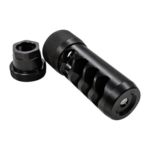 Halte den Rückstoss deiner Magnum-Waffen mit dem Area 419 Sidewinder Magnum Muzzle Brake in Schach – einfach zu installieren, keine Shims nötig!
