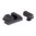 NIGHT FISION GLOCK 17/19/33/46 YELLOW FRONT & BLACK SQUARE NOTCH REAR