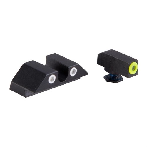 Les Perfect Dot Tritium Night Sights pour Glock® offrent une visibilité maximale de jour comme de nuit, avec un design robuste et des points d'acquisition rapides.