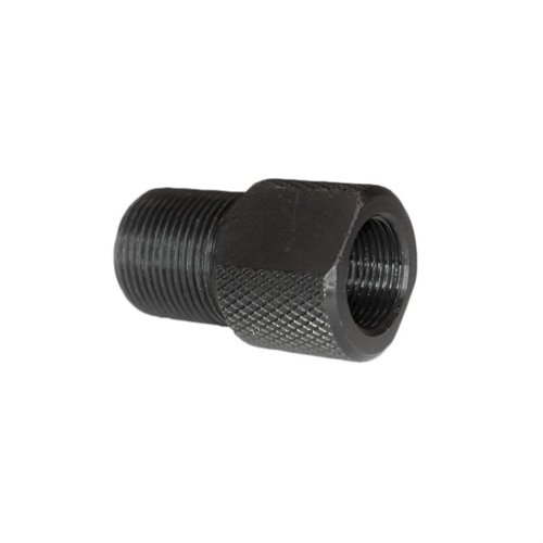 Mit dem GrovTec Thread Protector Converter kannst du einfach einen 1/2"-28 Mündungsgewinde auf 5/8"-24 umstellen und verschiedene Mündungsgeräte nutzen.