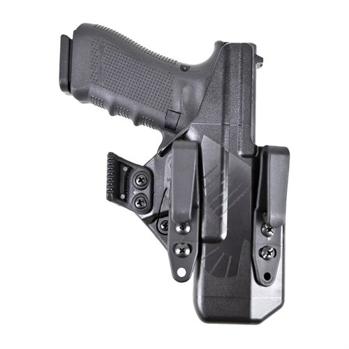 Das Eidolon Holster für Glock® G19 bietet eine passgenaue Schale für maximalen Komfort und Versteck, mit vielseitigen Befestigungspunkten für Zubehör.