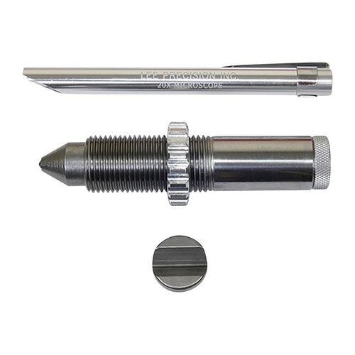 Mit dem Lee Lead Hardness Testing Kit bestimmst du einfach und schnell die genaue Brinnell-Zahl einer Legierung in nur 6 Schritten. Inklusive Lee Pocket Microscope.