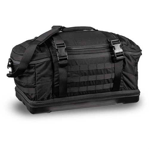 La Eberlestock R1 Bang Bang Range Bag offre un comparto principale imbottito configurabile, tasche per caricatori, e resistenza a terreno umido e polvere.