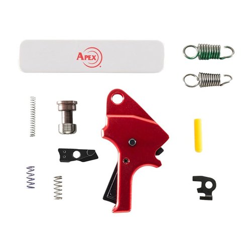 Améliore ton tir avec le kit de déclenchement Forward Set Trigger, réduisant le pré-travel et l'over travel, tout en offrant une pression de gâchette de 4 à 6 lb.