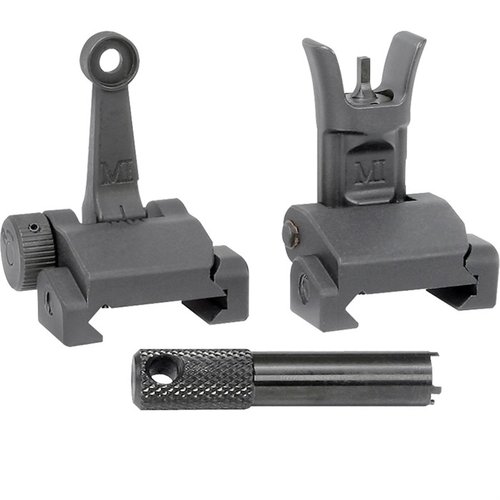 Le set de viseurs pliants AR-15 de Midwest Industries offre robustesse, légèreté et précision, parfait pour toutes les situations de tir.