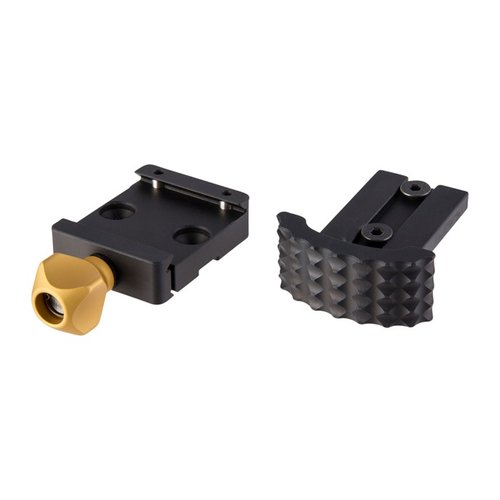 Das ARCALOCK Clamp & Barricade Stop Kit bietet eine robuste, zwei-stufige Klemme aus 6061-T6 Aluminium und eine universelle Kompatibilität mit ARCA-Schienen.