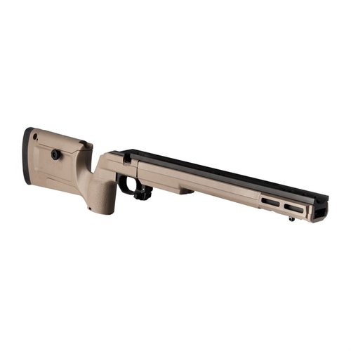 Il Kinetic Research Group Howa 1500 Bravo Chassis offre rigidità in alluminio, compatibilità M-LOK, riser regolabile e supporto per AICS, disponibile in nero e FDE.