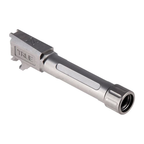 Verbessere die Präzision deiner SIG P365 mit dem True Precision Match-Grade Threaded Barrel - einfach einbauen, langlebig und für verschiedene 9mm Geschosse geeignet!