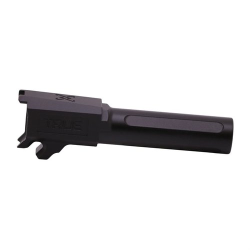 Les canons True Precision pour SIG 365 offrent une précision exceptionnelle, une finition de qualité, et un couronnement de cible pour une dispersion des gaz optimale.