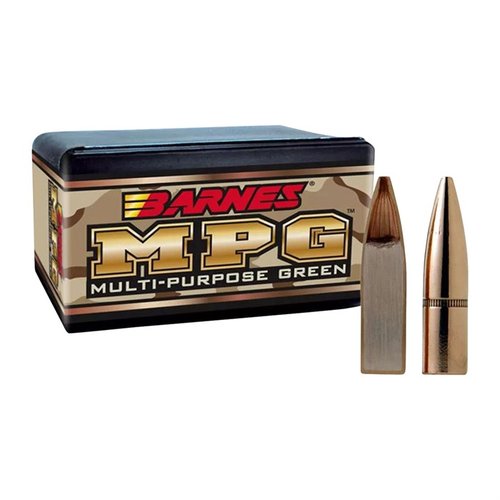 Les balles MPG de Barnes, sans plomb, sont ultra-précises et conçues pour une fragmentation explosive, parfaites pour le tir sur cible, la compétition et la défense.