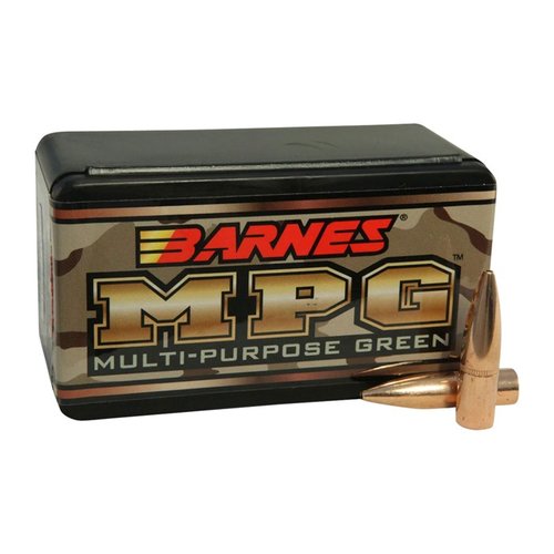 Les balles MPG de Barnes sont précises, sans plomb et conçues pour résister aux rigueurs du tir, parfaites pour le tir sur cibles, la compétition et la défense.
