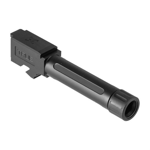 Améliore ton Glock 26 avec le canon fileté True Precision, en acier inoxydable 416R, offrant précision, fiabilité et compatibilité avec tous types de munitions.