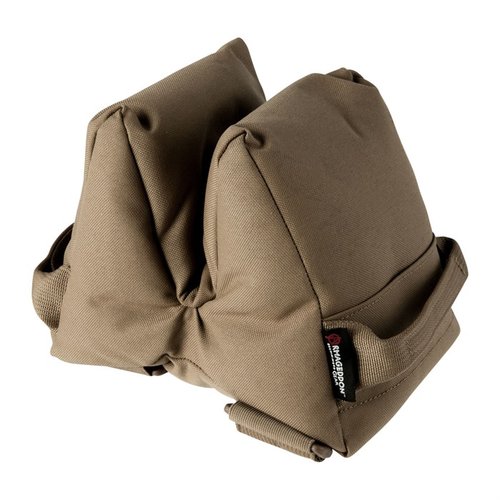 Le Game Changer d'Armageddon Gear offre stabilité et polyvalence sur toutes les surfaces irrégulières, avec un poids ajustable pour un soutien optimal de ton fusil.