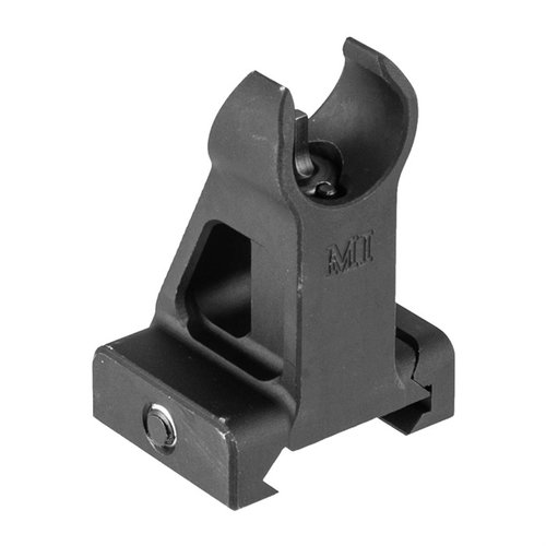 Le viseur avant fixe AR-15 HK Style de Midwest Industries est léger, en aluminium T6 6061, avec une hauteur Mil-Spec et des ajustements de 1,5 MOA.