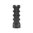 PRECISION ARMAMENT HYPERTAP 556 MUZZLE BRAKE 22 CALIBER 1/2-28 SS BLACK