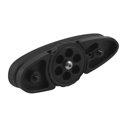Mit dem TOOL-LESS BUTTPAD HEIGHT KIT kannst du die Höhe und den Winkel des Buttpads einfach ohne Werkzeug anpassen, ideal für verschiedene Schiesspositionen.