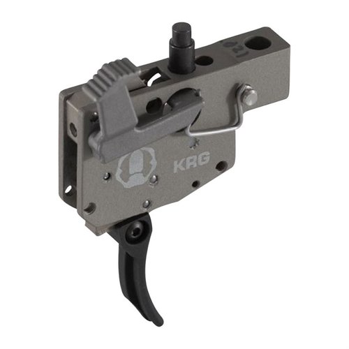 Améliore ton Tikka T3 avec le déclencheur Midas 2-Stage, entièrement réglable, offrant un confort optimal et une plage d'ajustement de 2 à 5+ lbs.