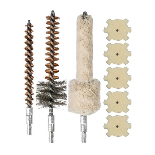Il kit AR-15 Brush Combo di Real Avid offre tutto il necessario per mantenere pulito il tuo AR15, rimuovendo carbonio da camera e canna con facilità.