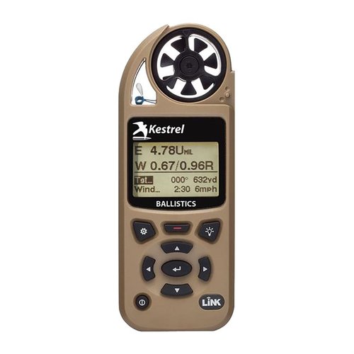 Il Kestrel 5700 offre un calcolatore balistico G1/G7, modalità facile per apprendere, connettività LiNK e misurazioni ambientali per tiri a lungo raggio.