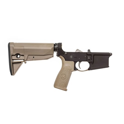 Le BCM® AR-15 Complete Lower Receiver avec BCMGUNFIGHTER™ Stock est idéal pour la défense, l'entraînement et la compétition, offrant fiabilité et facilité de montage.