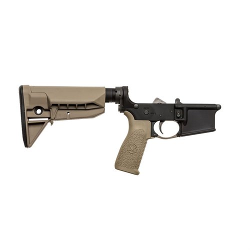 Il BCM® AR-15 Complete Lower Receiver offre un design robusto in alluminio 7075-T6, con un calcio SOPMOD per comfort e precisione, ideale per difesa e competizioni.