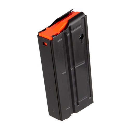 Les chargeurs D&H Industries pour AR .308 en 6.5 Creedmoor sont en acier noir, robustes et fiables, parfaits pour tes sessions de tir.