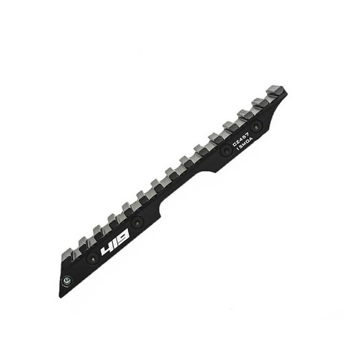 Améliore ton CZ 457 avec le rail Area 419 : niveau à bulle, 30 MOA d'élévation, aluminium T7075 et clamping sécurisé pour des tirs précis.