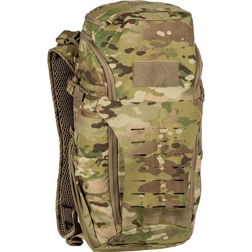 Le Eberlestock H31 Bandit est un sac à dos compact avec 935 pouces cubes d'espace, un panneau MOLLE laser découpé et un compartiment pour accessoires.