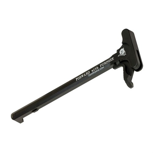 Der XCH AR-15 Charging Handle von ODIN WORKS ermöglicht einfaches Laden mit Handschuhen und klärt Optiken, ideal für jede Situation.