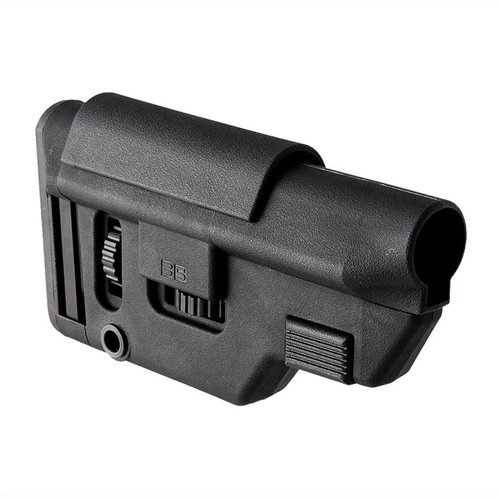 Le B5 Systems Collapsible Precision Stock est ajustable, léger et offre un point de montage solide pour un tir précis, avec des options de couleur variées.