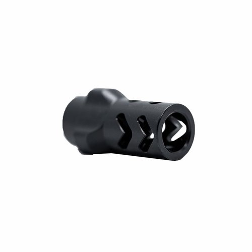 Der 9MM 3-LUG Adapter Dual Chevron Muzzle Brake ermöglicht eine schnelle Montage von Schalldämpfern und verbessert gleichzeitig den Rückstoss und die Flammenminderung.