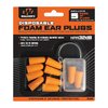 Gli earplug in schiuma Walkers offrono una protezione acustica efficace con un attacco a collana per non perderli mai, riducendo il rumore di 25 decibel.