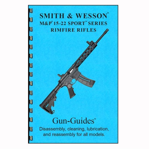 Guida completa per il S&W M&P 15-22 Sport™ con disassemblaggio, pulizia e lubrificazione, 26 pagine, 53 immagini e diagrammi esplosi di tutte le parti.