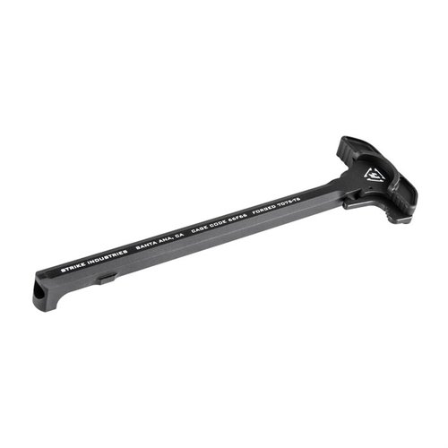 Der ARCH Charging Handle von Strike Industries bietet eine ergonomische Form, eine langlebige T-6 7075 Konstruktion und eine glatte, saubere Handhabung für dein AR-15/M16.