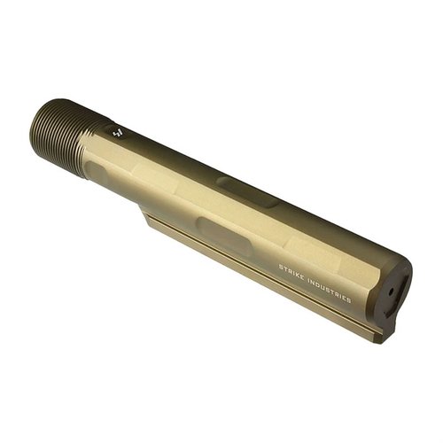 Améliore ton AR avec le tube de réception Advanced de Strike Industries, léger, robuste en 7075-T6 et conçu pour réduire le frottement avec les crosse ajustées.