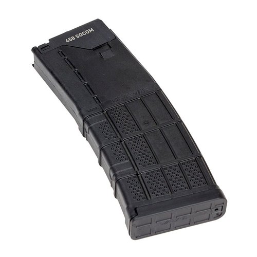 .458 SOCOM conçu pour un fonctionnement optimal, ce chargeur CMMG MkW-15 modifié offre performance et compatibilité avec 10 cartouches tout en pouvant accueillir 30 .556 NATO.