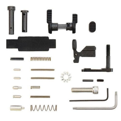 Das AR-15 Stainless Lower Parts Kit von Armaspec bietet hochwertige Edelstahl-Komponenten und spart Kosten, da es ohne Pistolengriff und Fire-Control-Gruppe kommt.