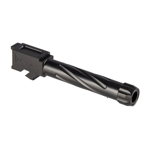 Améliore ta précision avec le MATCH GRADE TWISTED THREADED BARREL pour Glock® 19, en acier inoxydable de haute qualité, poli avec précision et traité pour des performances optimales.