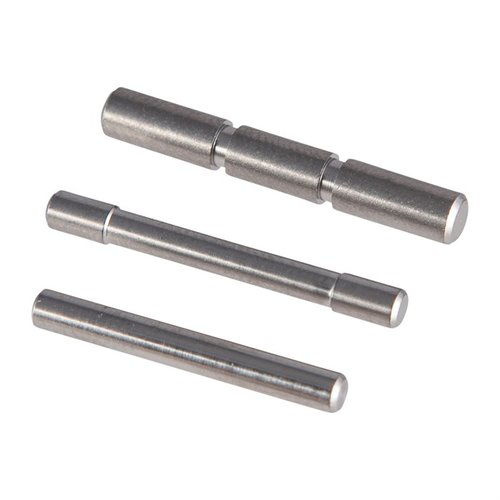 Améliore ton Glock® avec le kit de pins de cadre Rival Arms, disponible en titane ou en acier inoxydable, pour une qualité et une compatibilité optimales.