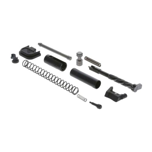 Das SLIDE COMPLETION KIT für Glock® 17/19 bietet dir alle notwendigen Teile für eine präzise und konsistente Montage deiner Slide. Perfekt für dein nächstes Schiesstraining!