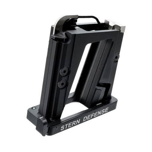 Transforme facilement ton AR-15 en 9mm avec l'adaptateur Stern Defense, compatible avec les chargeurs Beretta 92 et s'installe en quelques secondes.
