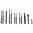 OBSIDIAN ARMS AR-15 COMPLETE ARMORER'S 12 PIECE PUNCH SET