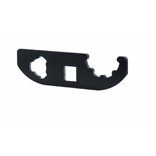 Der 3-LUG/BLASTWAVE WRENCH von Angstadt Arms ist ein praktisches, zweiseitiges Werkzeug für die Installation und Entfernung von 9mm 3-Lug Mündungsgeräten und dem QD Blast Shield.