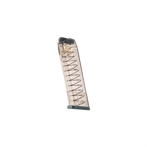 .45 MAG für Glock® 21, 30, 41 mit 18-Rd Kapazität, extrem robust, chemikalienbeständig, durchsichtig für Munitionsanzeige und lebenslange Garantie.