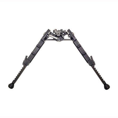 L'ACCU-TAC HD-50 BIPOD è progettato per piattaforme 50 BMG, offre stabilità, 9 altezze regolabili e un robusto sistema di bloccaggio per gestire il rinculo.