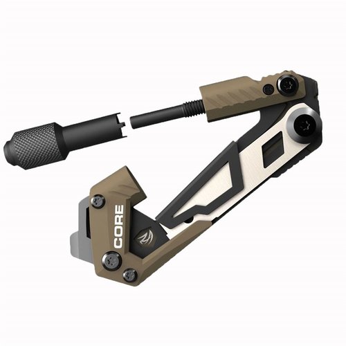 Le Gun Tool CORE-AR15 est un outil compact et essentiel pour nettoyer ton BCG, débloquer des pannes et ajuster tes optiques, idéal pour les tireurs sérieux.
