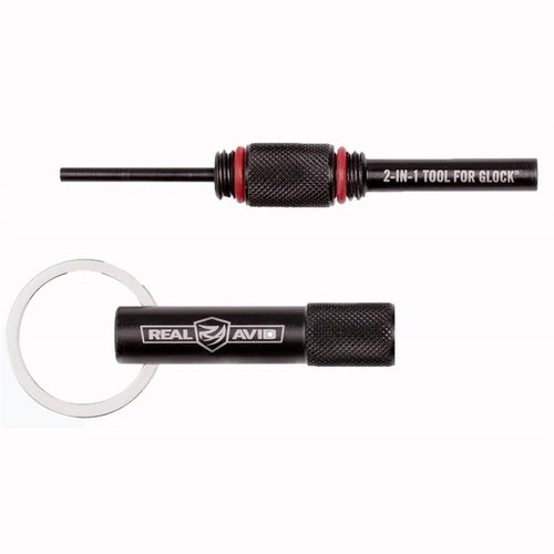 Le 2-IN-1 TOOL pour Glock® est l'outil indispensable pour démonter, nettoyer ton arme et changer les viseurs avant, tout en gardant tes clés à portée de main.