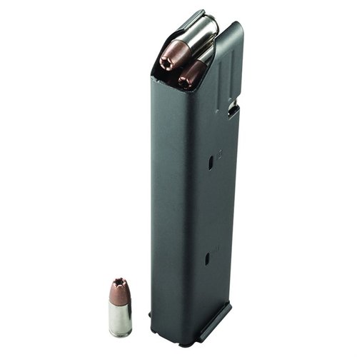 Das DURAMAG SS™ Magazin für AR-15 bietet eine zuverlässige Zuführung für 9×19 Munition, ist leicht zu laden und besteht aus robustem 410 Edelstahl.